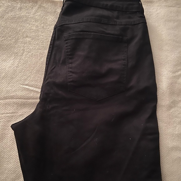 Wrangler Regular Fit Black Denim Straight Leg Denim Pants, Men's Size W32 cotton black type Vintage Second Hand